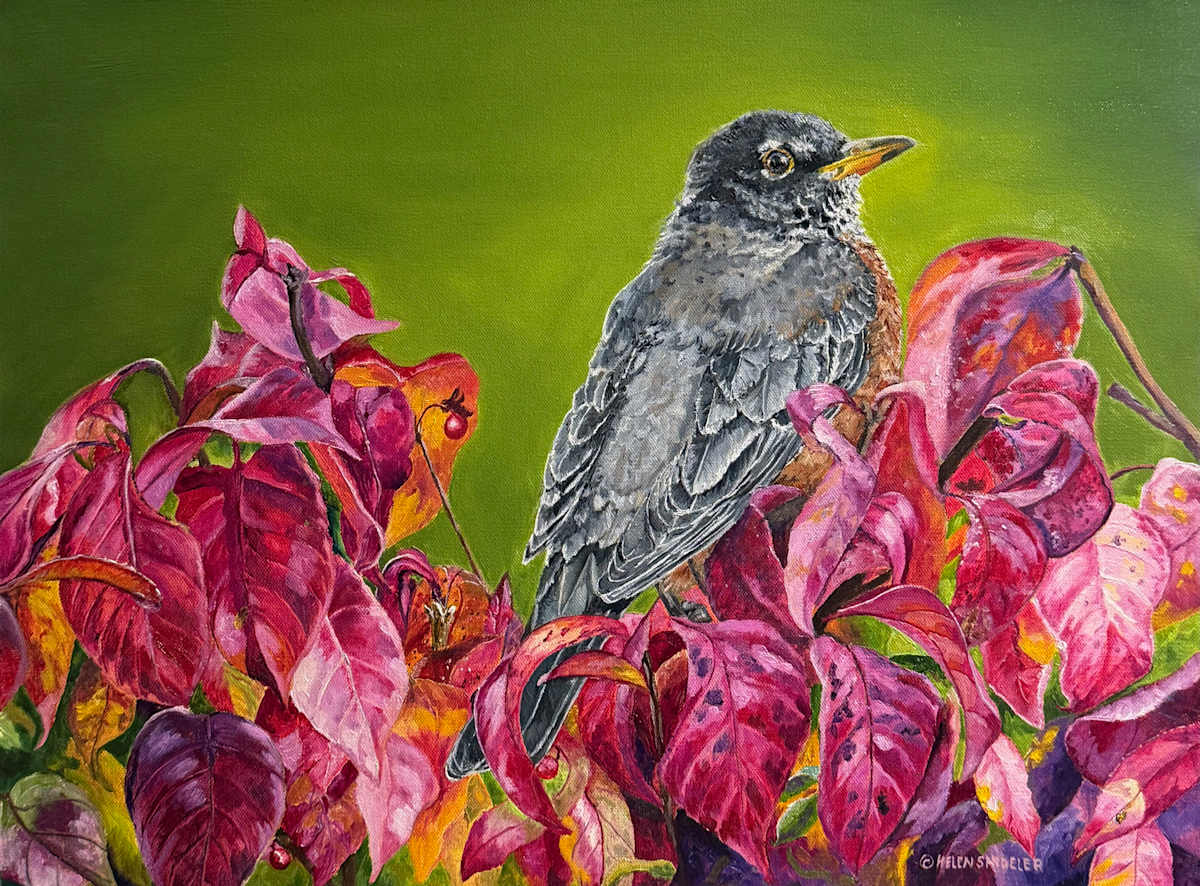 An October Moment by Helen Shideler 
