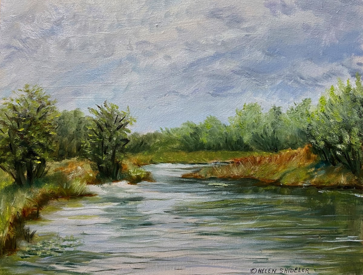 Late June Hammond River by Helen Shideler 