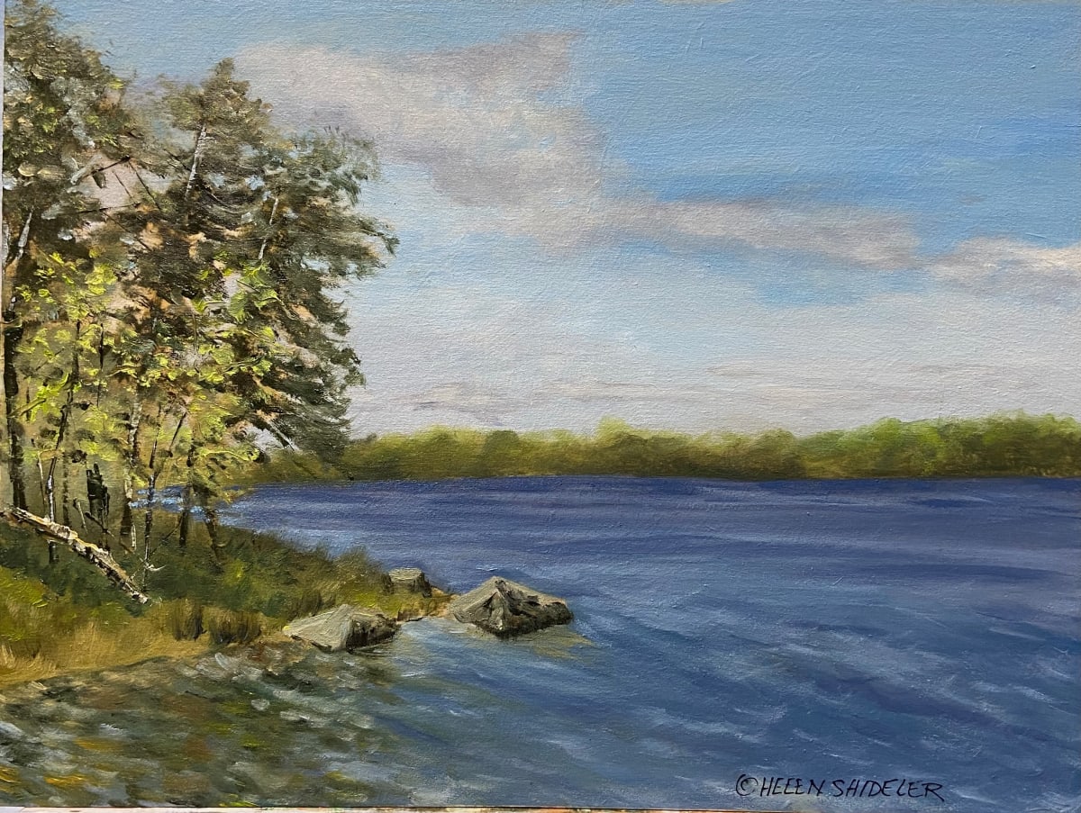 June Entrance to Rothesay Yacht CLub by Helen Shideler 