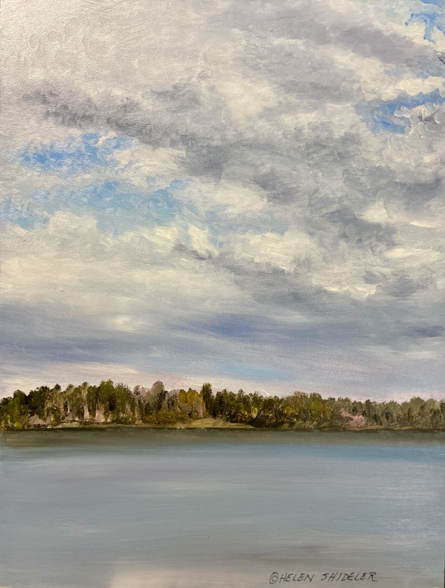 Early Spring on the Kennebecasis River by Helen Shideler  Image: Kennebecasis River in Early Spring