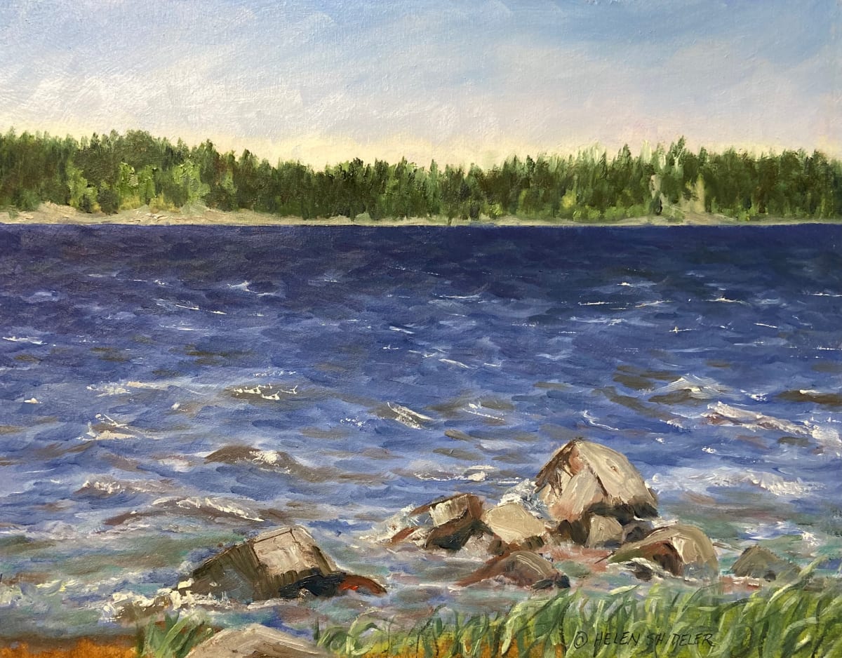 Windy Day in July by Helen Shideler 