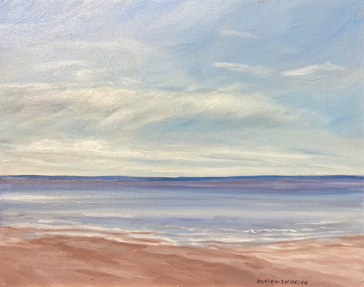 October Long Beach by Helen Shideler 