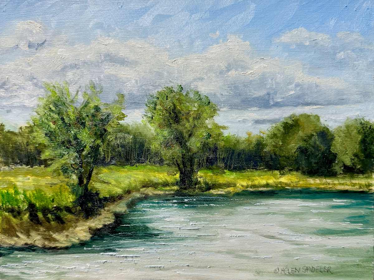 Late Summer on the Hammond River by Helen Shideler 