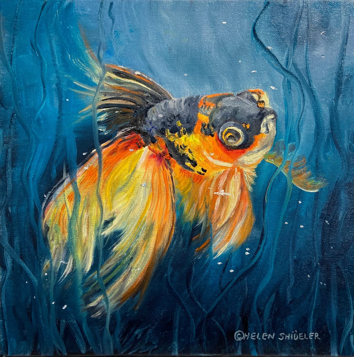 Fantail Fantasy by Helen Shideler 