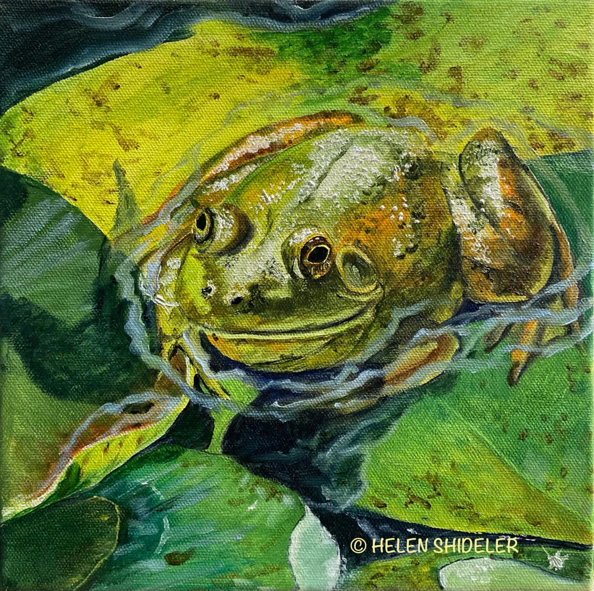 Waiting for Lunch to Arrive by Helen Shideler 