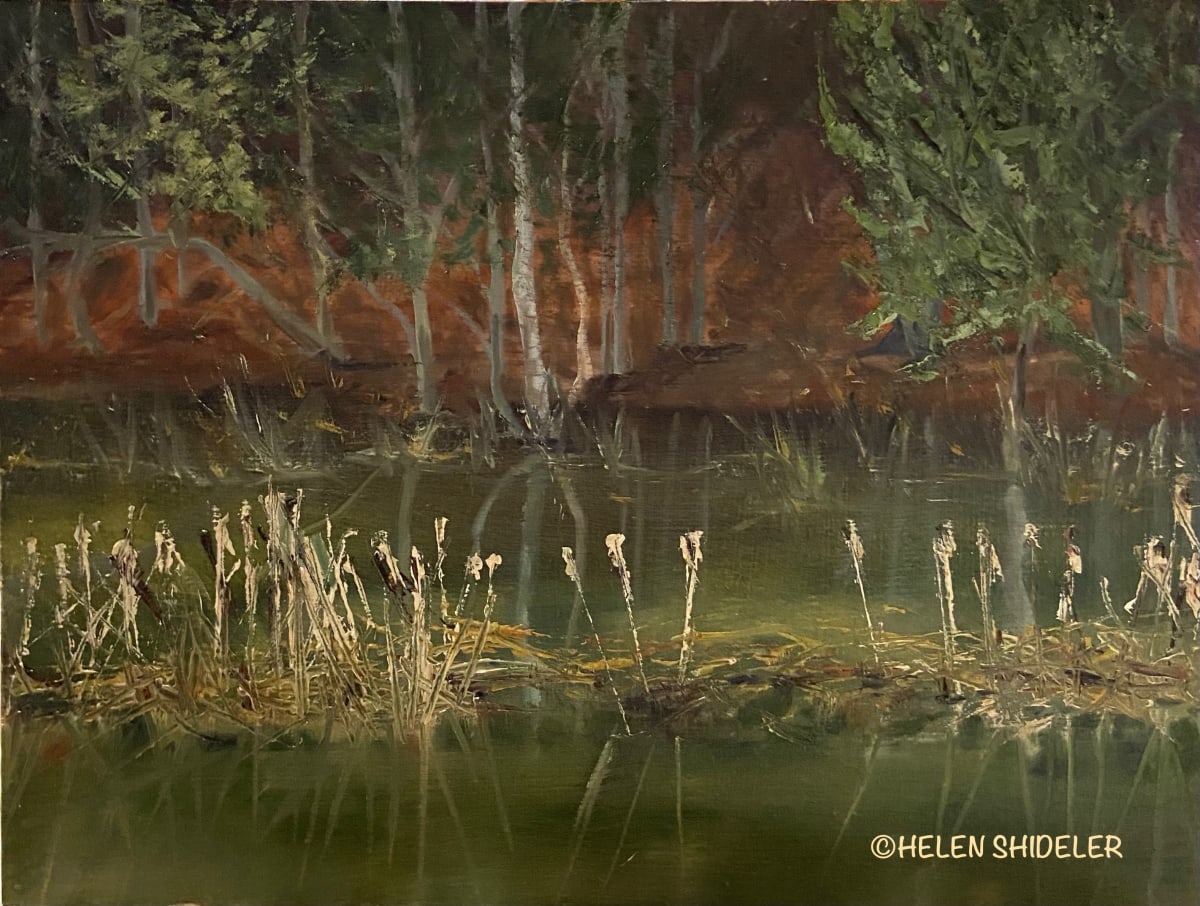 The Marsh in April by Helen Shideler 