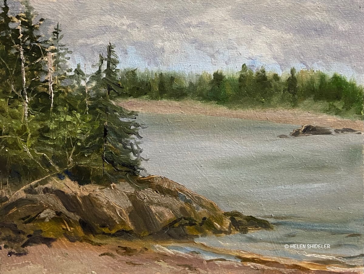 Full Tide New River Beach by Helen Shideler 