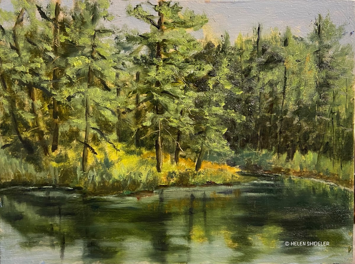 Harvey Scene in September by Helen Shideler 