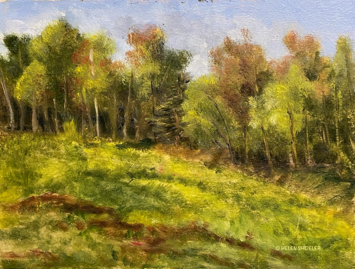 Farm Field in September by Helen Shideler 
