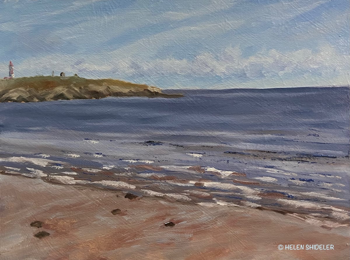 Bayshore Beach Mid May by Helen Shideler 