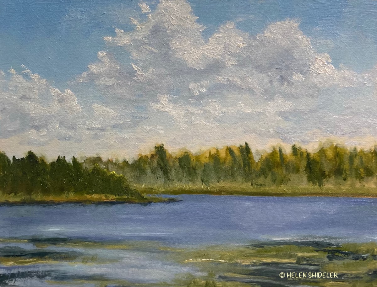 Ritchie Lake Mid-Summer by Helen Shideler 