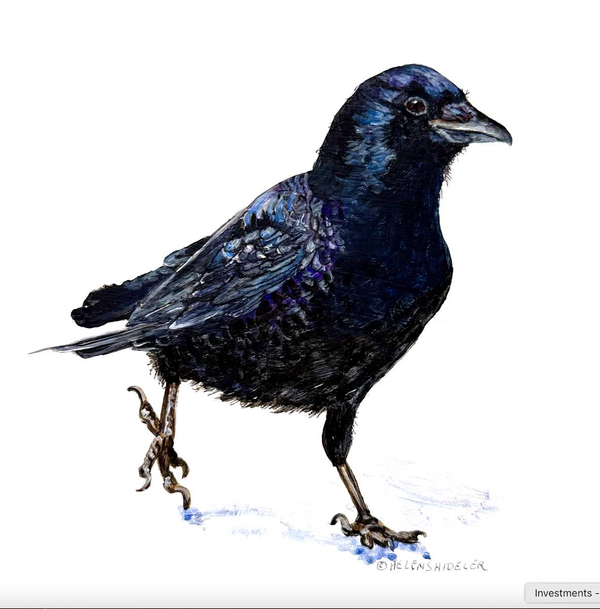 Sidewalk Stepping by Helen Shideler 