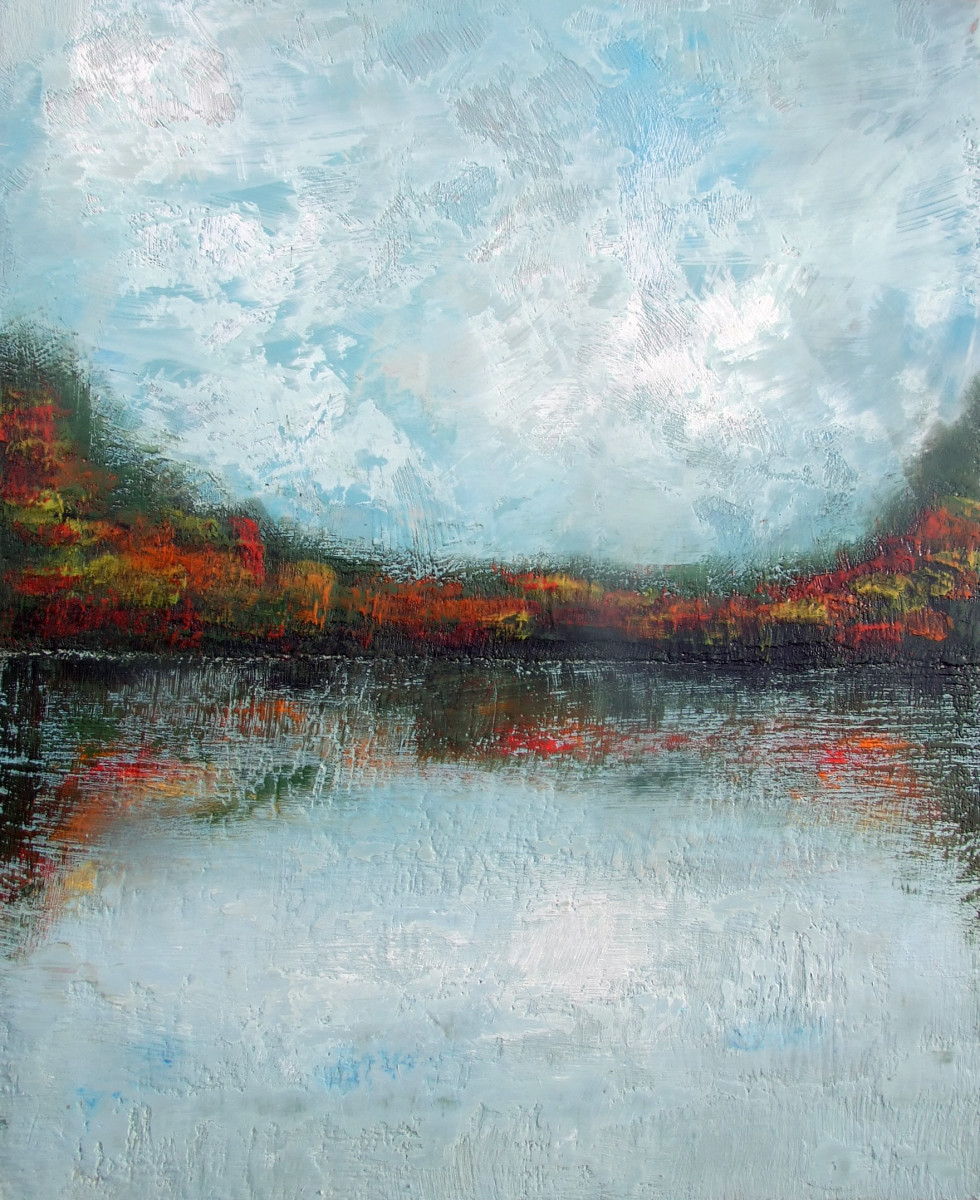 Autumn Reflections II by Susan  Wallis 