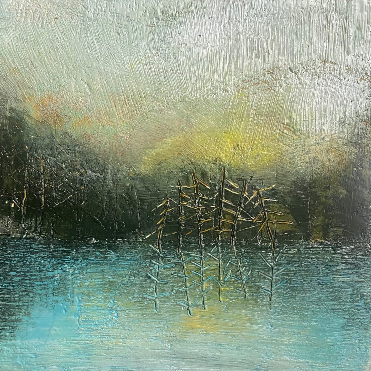 Golden Night I by Susan  Wallis 