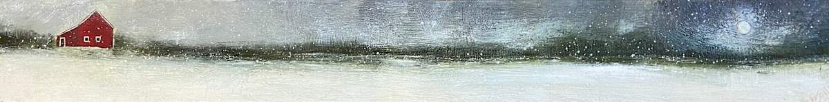 Winter Barn II by Susan Wallis, Image 1.
