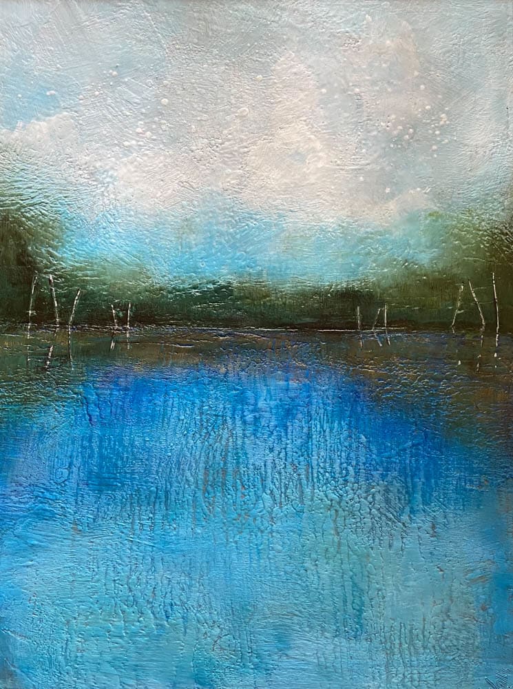 Imaginary Lake II by Susan  Wallis 