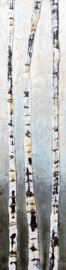 Birch Trees Rebirth by Susan Wallis, Image 1.
