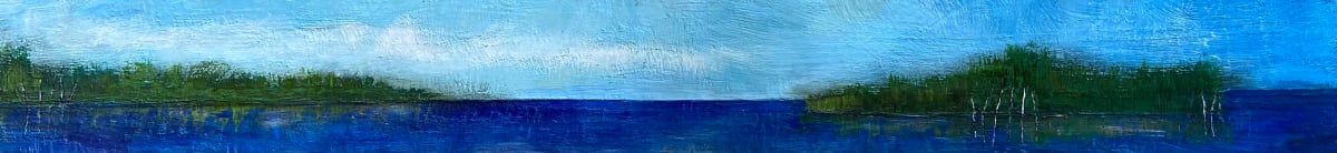 The Lake's Many Shades of Blue by Susan  Wallis 