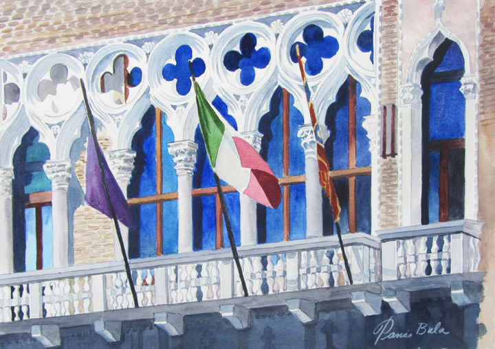 Blue Windows by Tanis Bula 