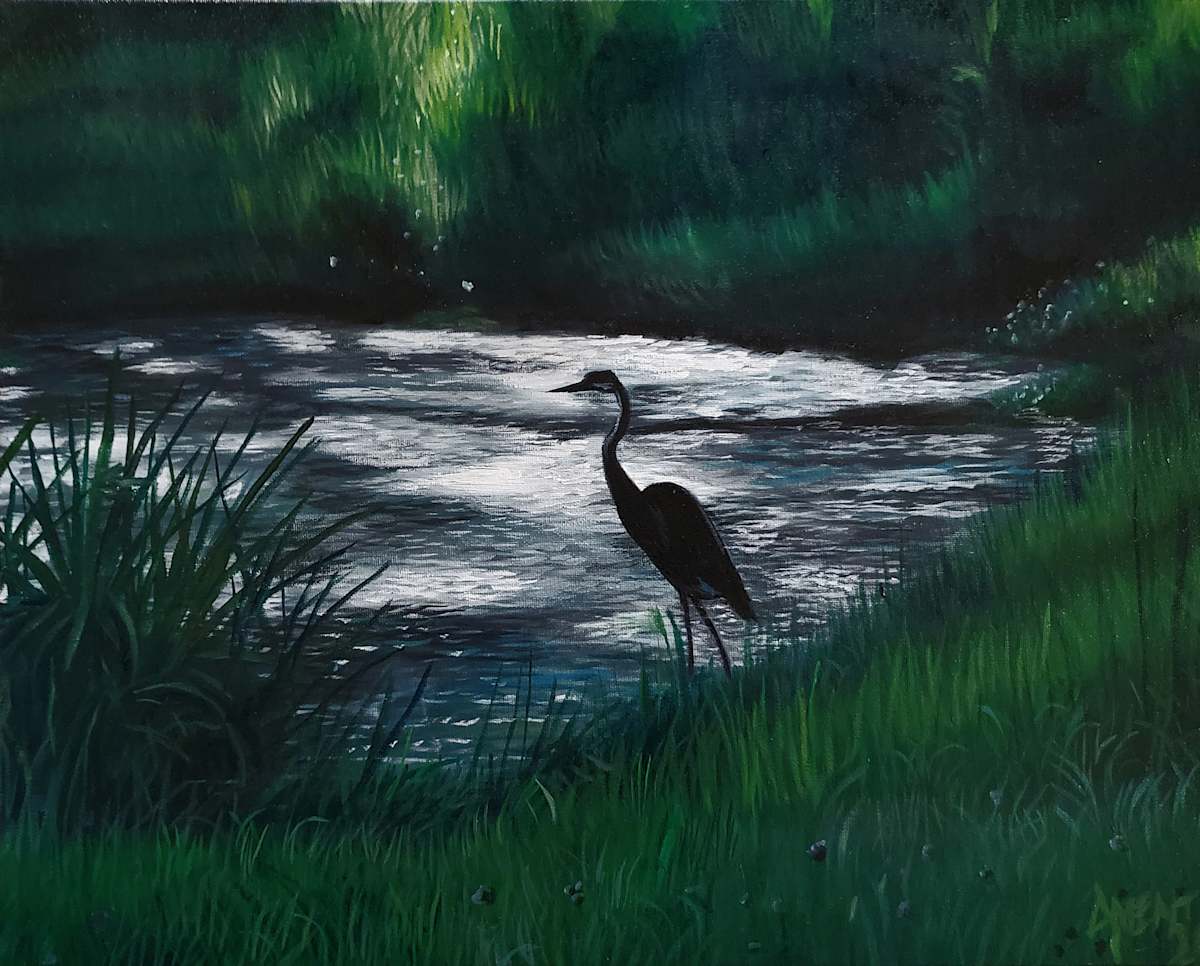 Great Blue Pond by J. Scott Ament 