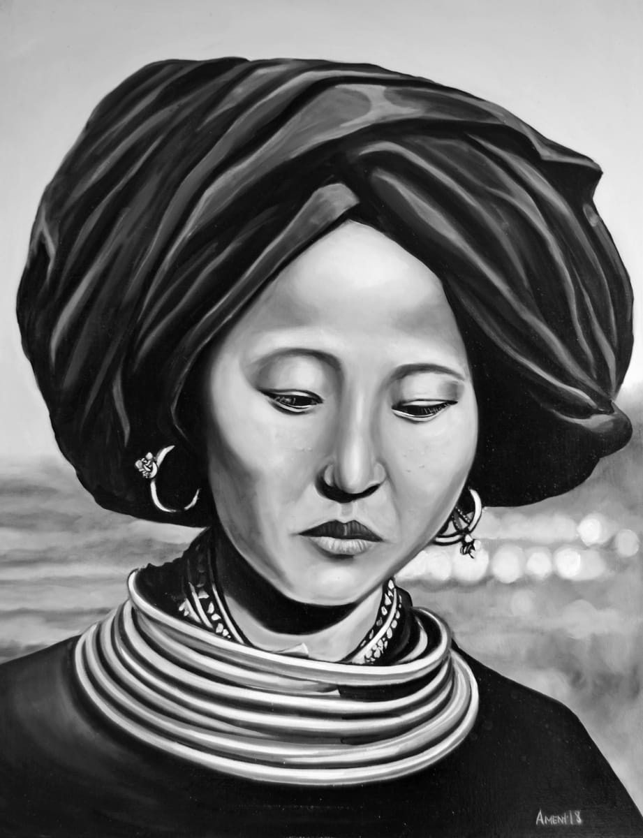 Hmong Woman by J. Scott Ament 