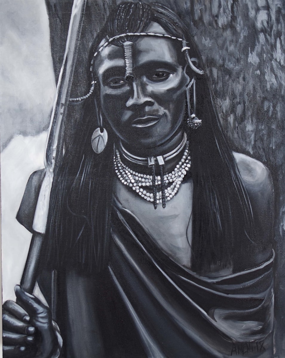 Massai Warrior by J. Scott Ament 