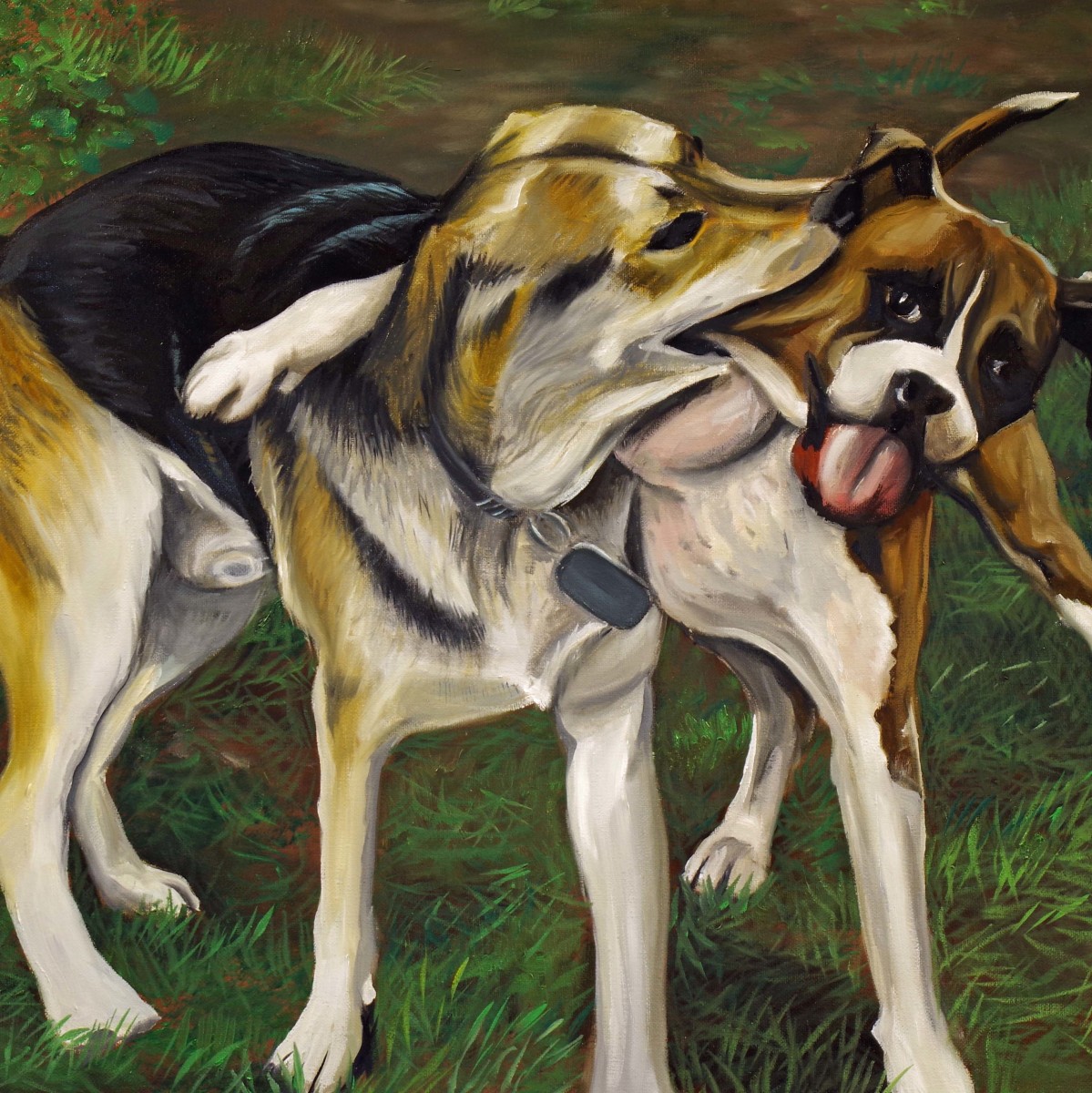 Heather's Dogs 2 by J. Scott Ament 