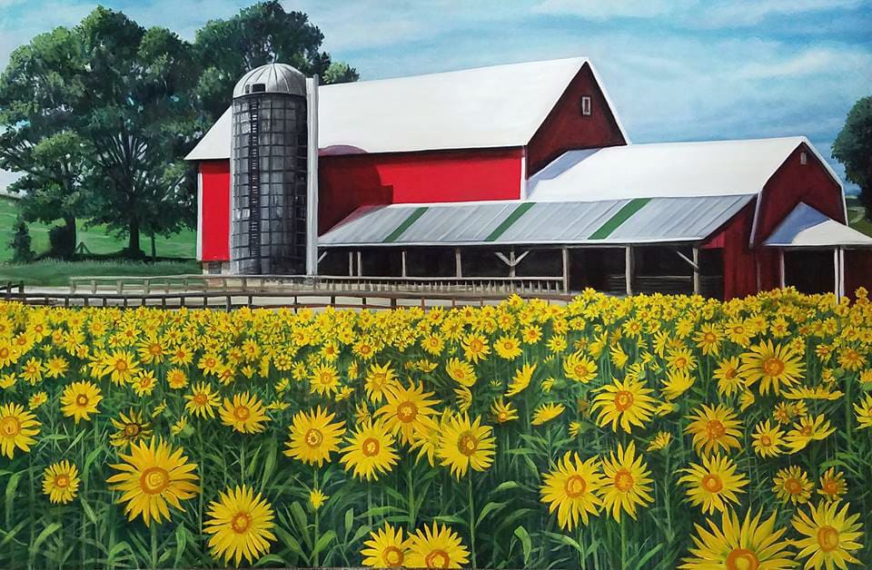 Kansas Farm by J. Scott Ament 