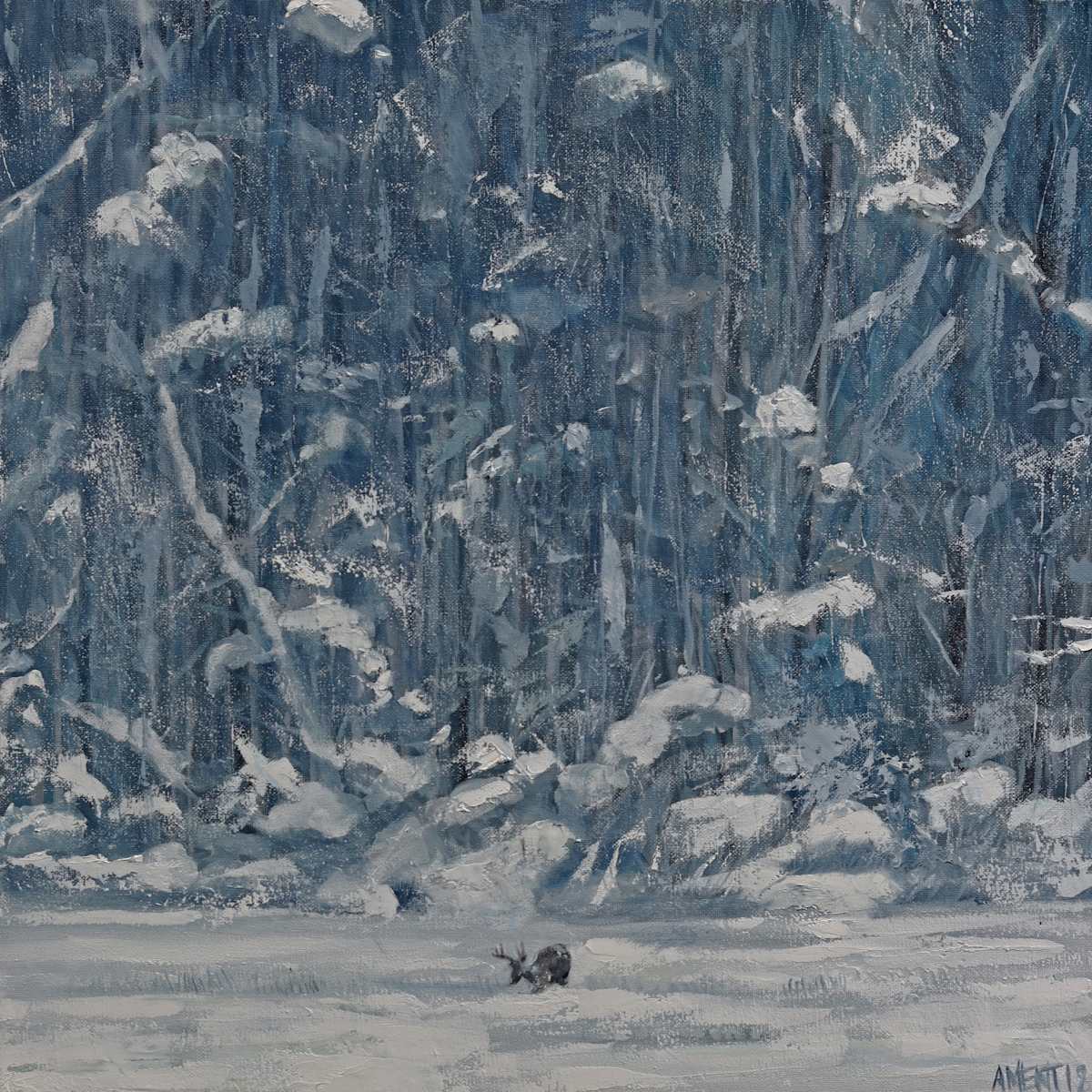 Snow Scene by J. Scott Ament 