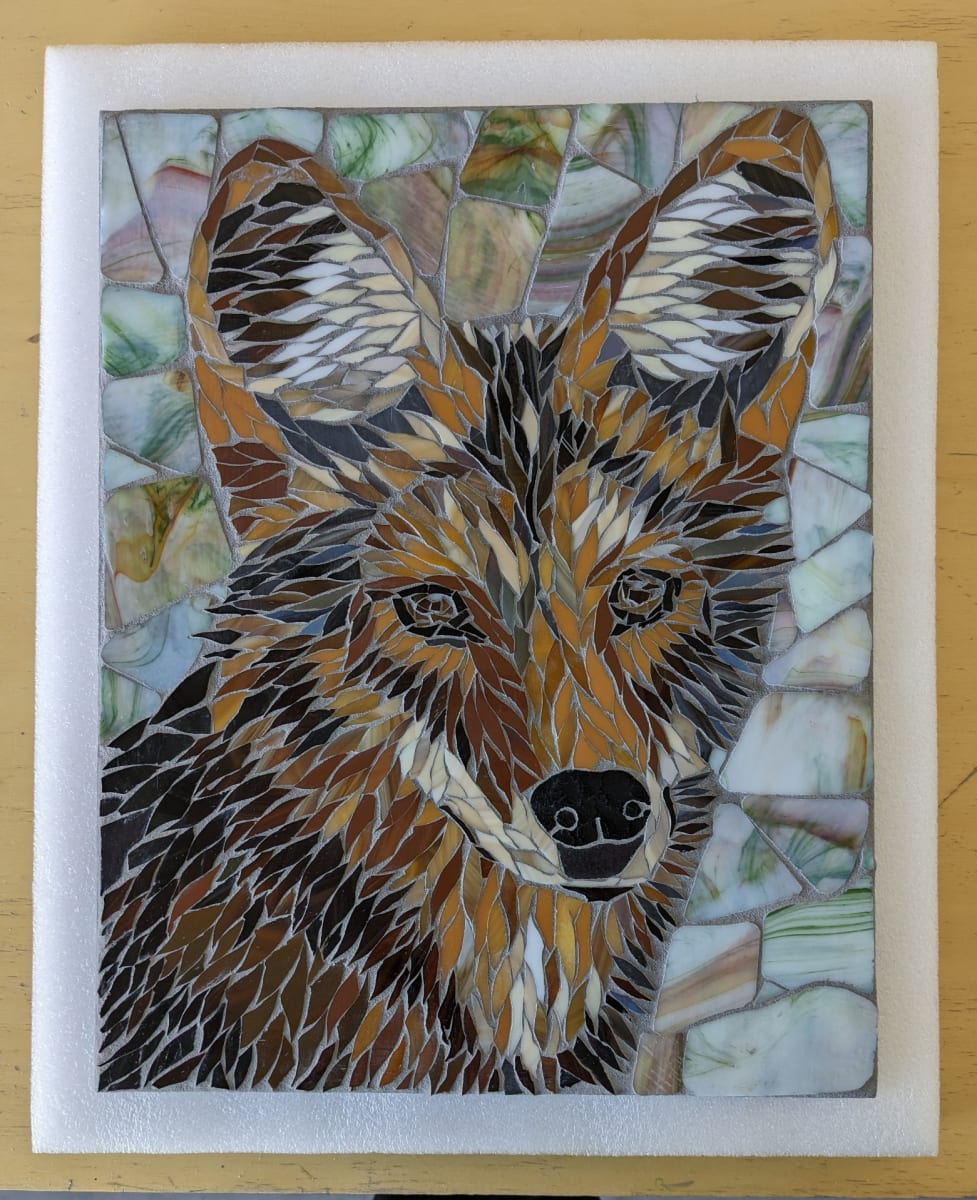 El Coyote by Andrea L Edmundson  Image: El Coyote - grouted and framed