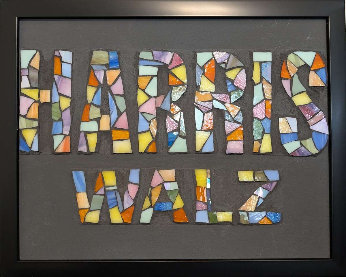 Harris-Walz 2024 by Andrea L Edmundson  Image: Harris-Walz 2024 sign framed