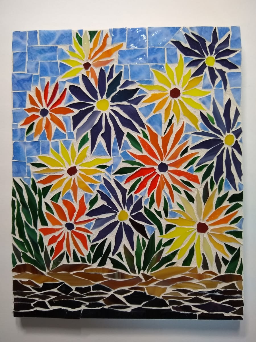 Summer Poppies by Andrea L Edmundson  Image: Original unframed