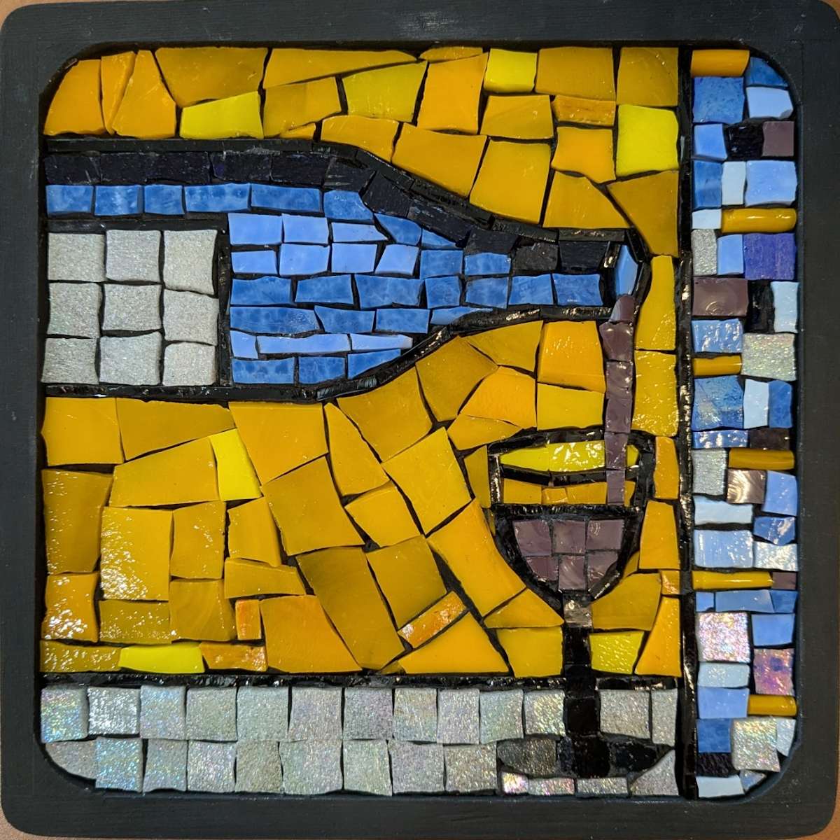 Wine Time by Andrea L Edmundson  Image: Wine Time - completed