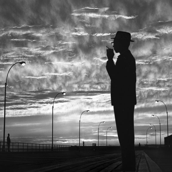 George on Coney Island Boardwalk by Stefan Tur 