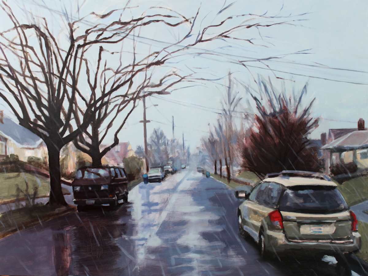 Three Blue Bins by Shawn Demarest, Image 1.