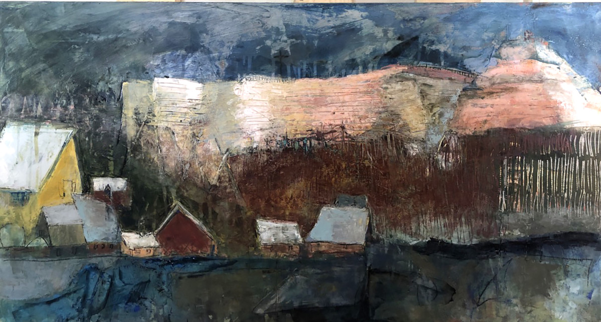 Looking over the flock by Mara Manning 