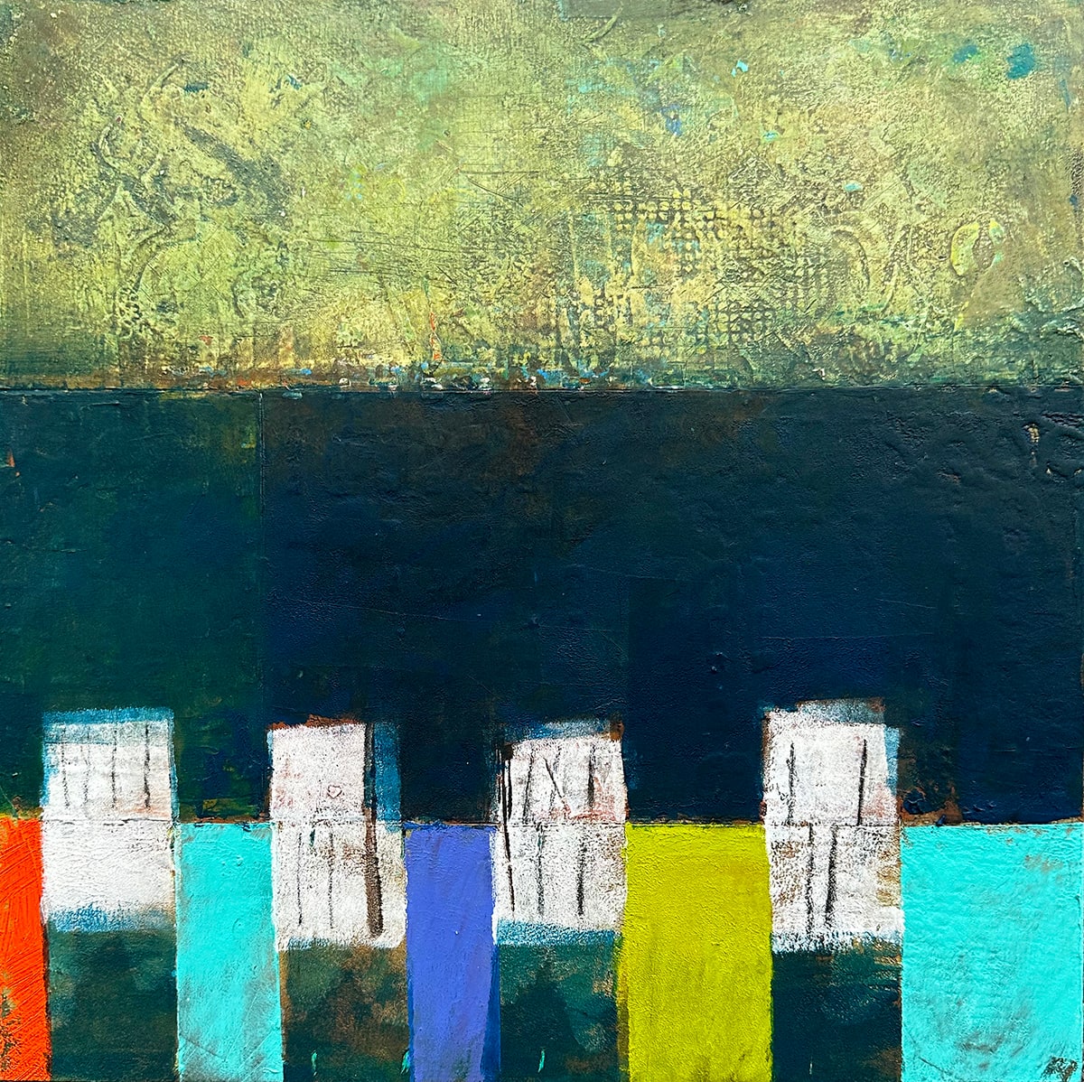 Adirondacks on the beach by Mara Manning 