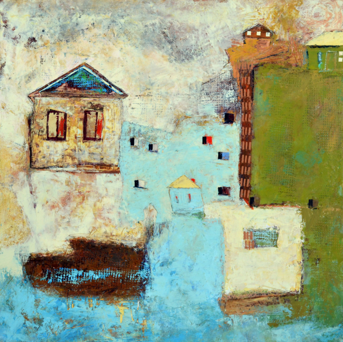 Ice Shanty Town by Mara Manning 