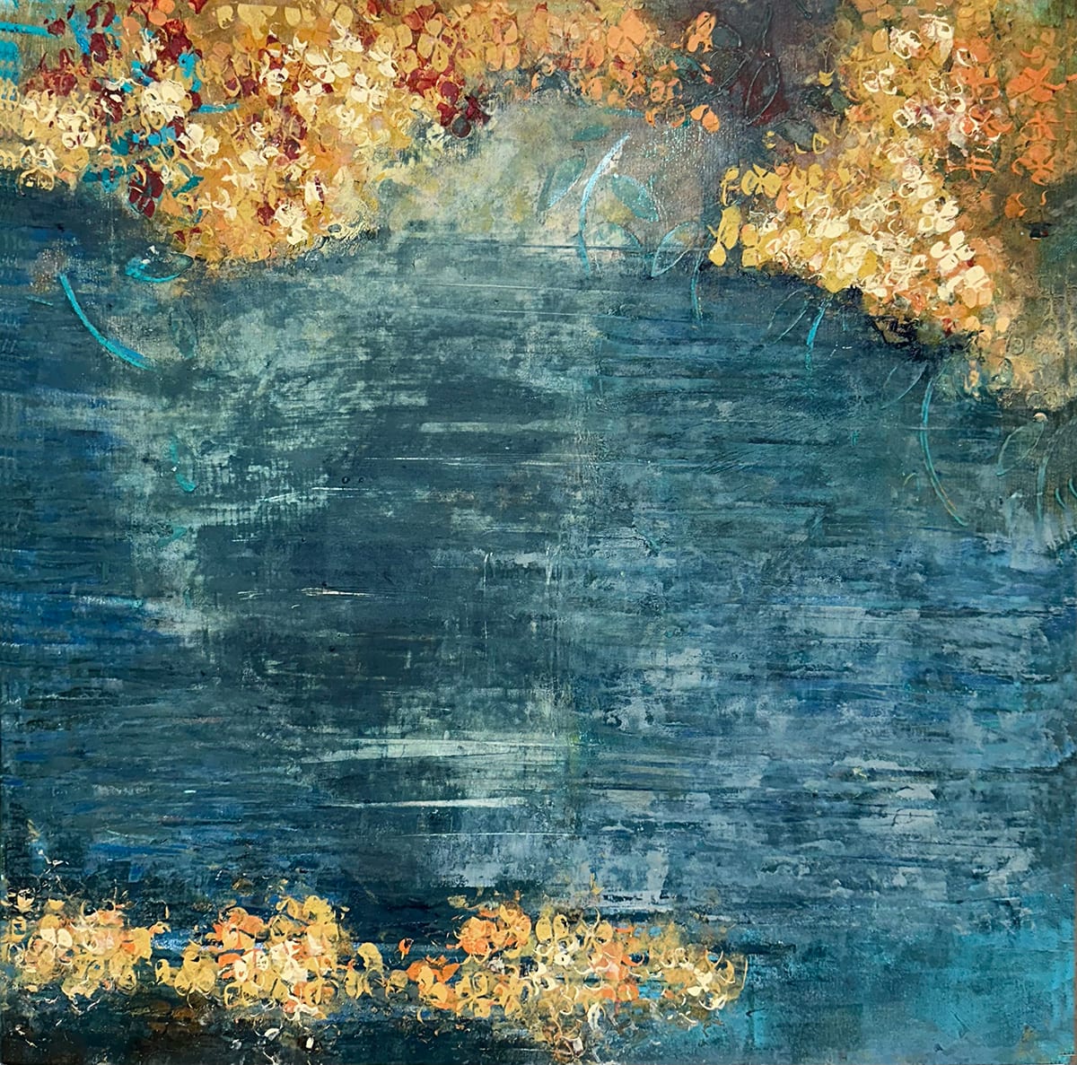 Last Year's Hydrangeas by Mara Manning 