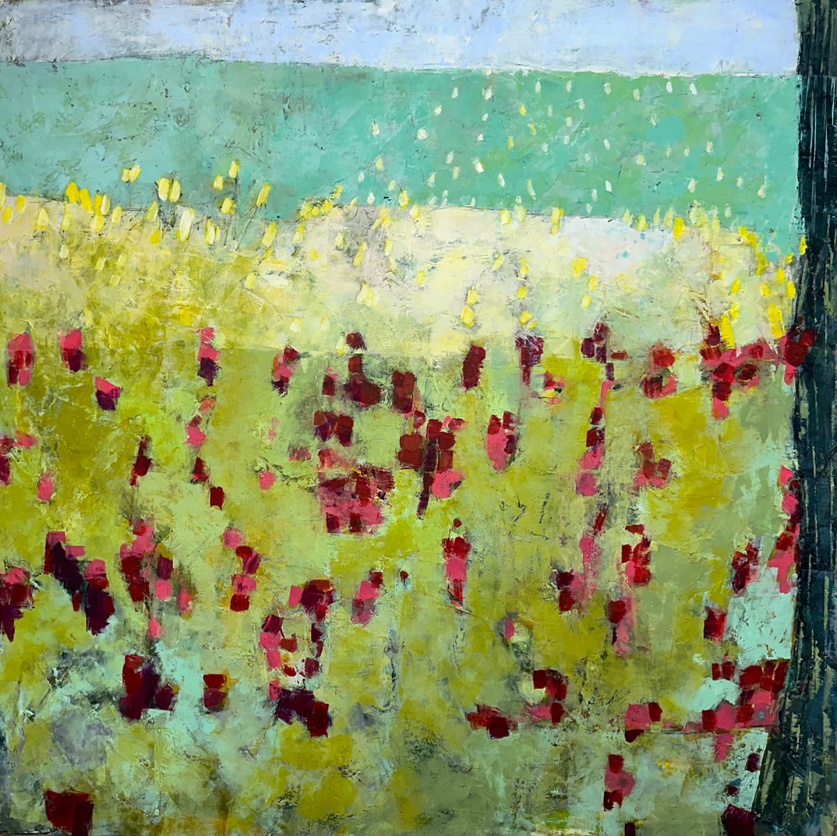 Maarten planted 200 tulips for the rabbits to enjoy by Mara Manning 