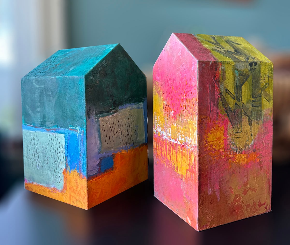 Patchwork (L). Windy Day (R) by Mara Manning, Image 1.
