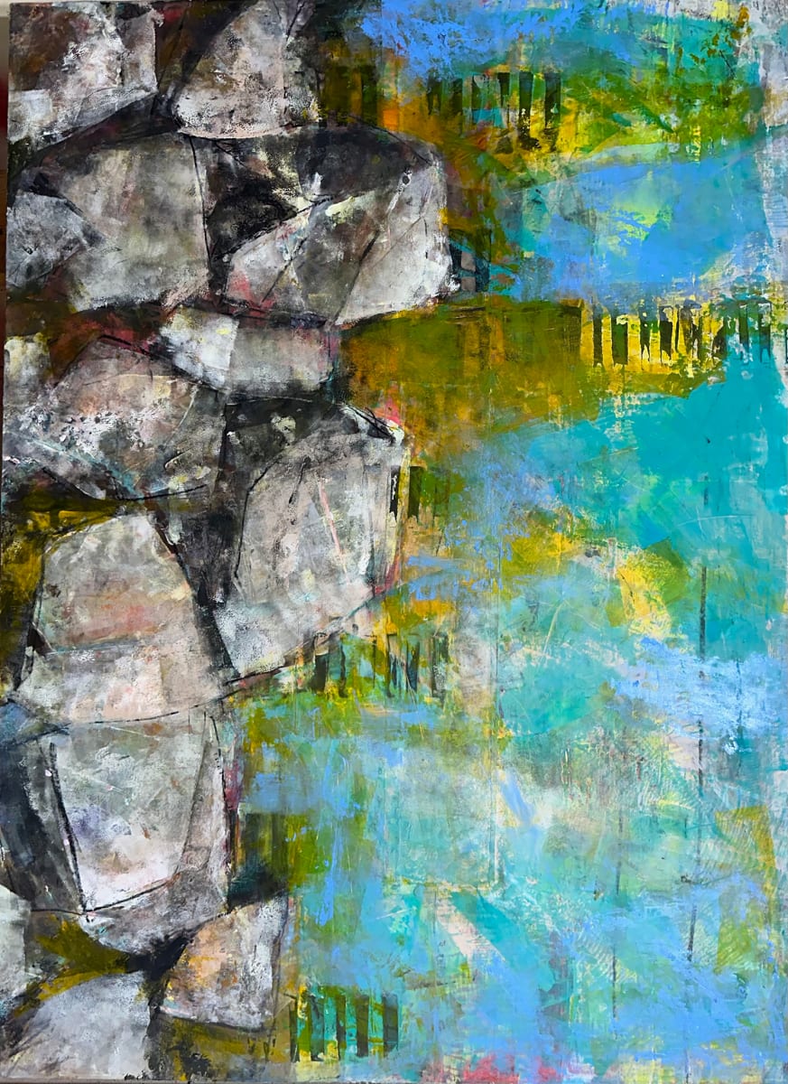 Jump from rock to rock by Mara Manning 