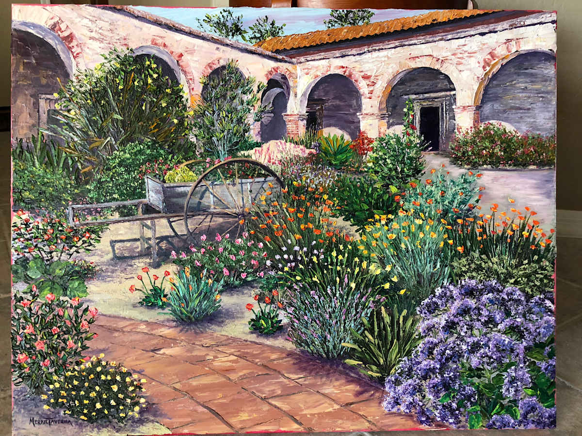 San Juan Courtyard by Merrie Taverna, Image 1.