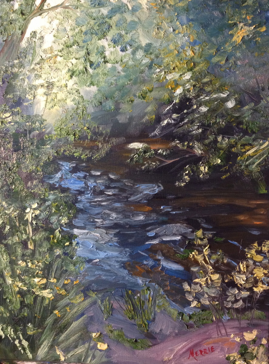 Quiet Creek by Merrie Taverna 