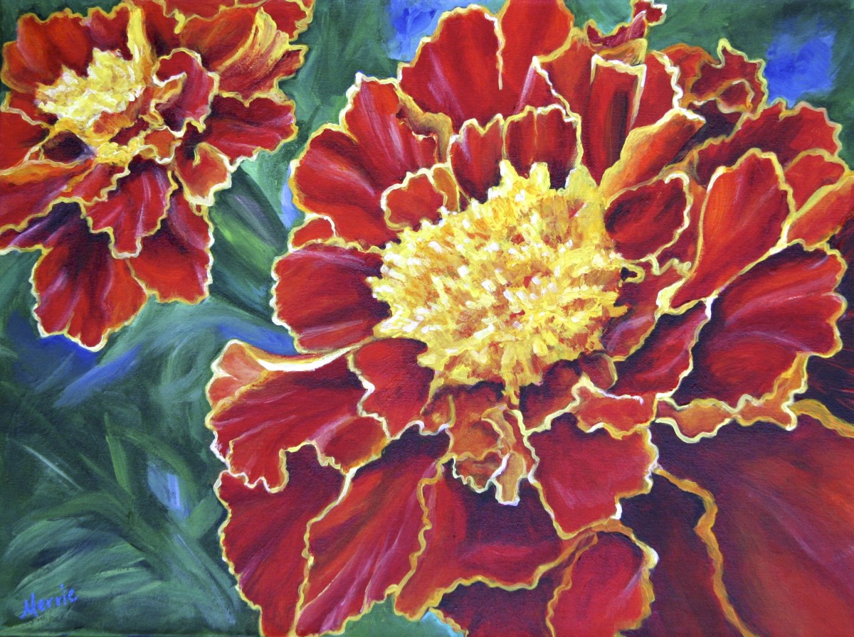 Marigold Delight by Merrie Taverna 