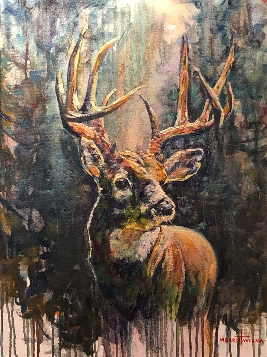 Oh Deer by Merrie Taverna  Image: “He makes my feet like the feet of deer and He sets me on high mountains.” Psalms 18:33