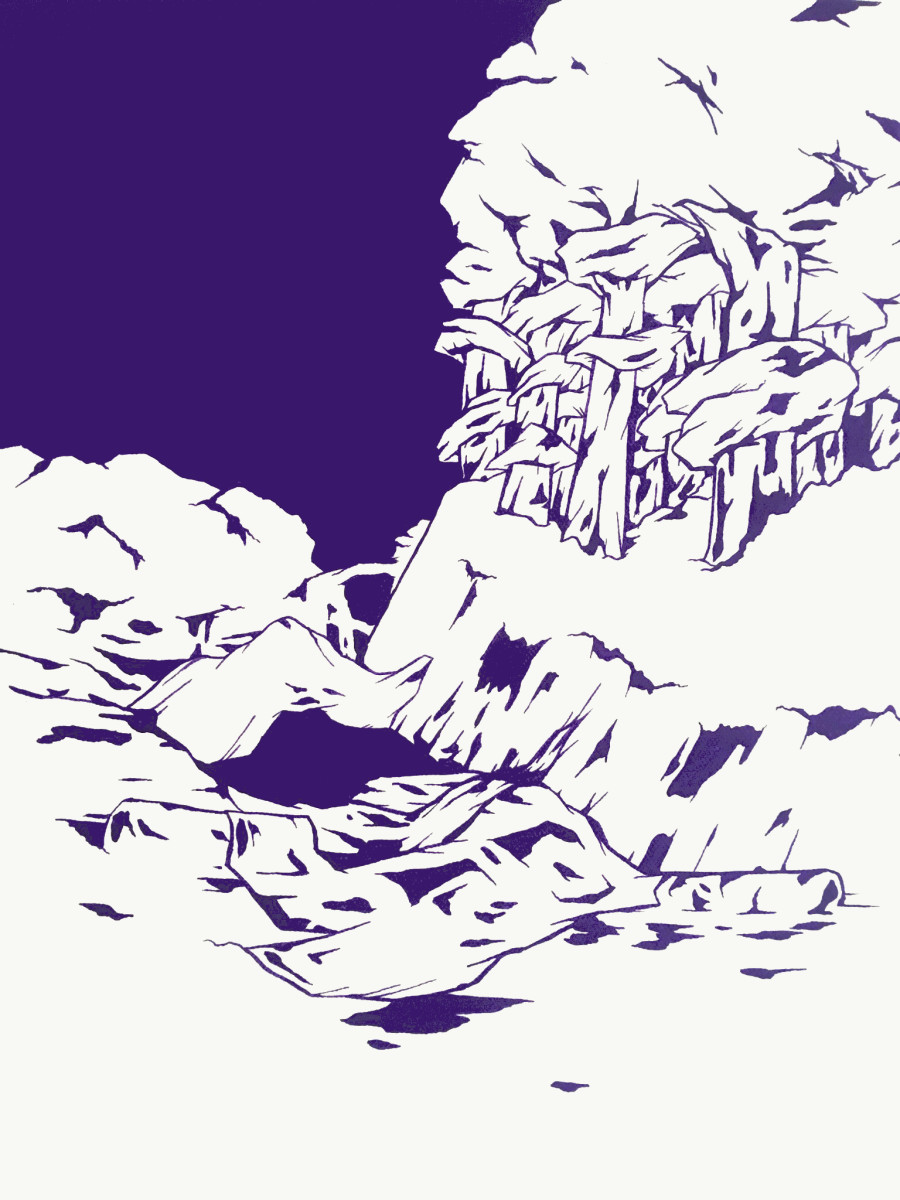 Purple Forest by Max Kremer 