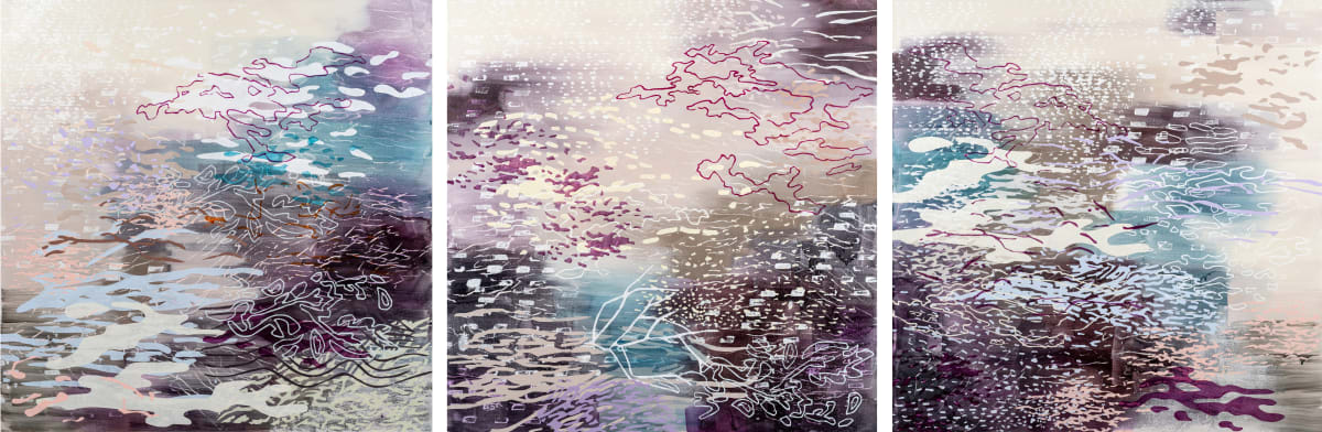 Beautiful Wild (triptych) by Laura Fayer 