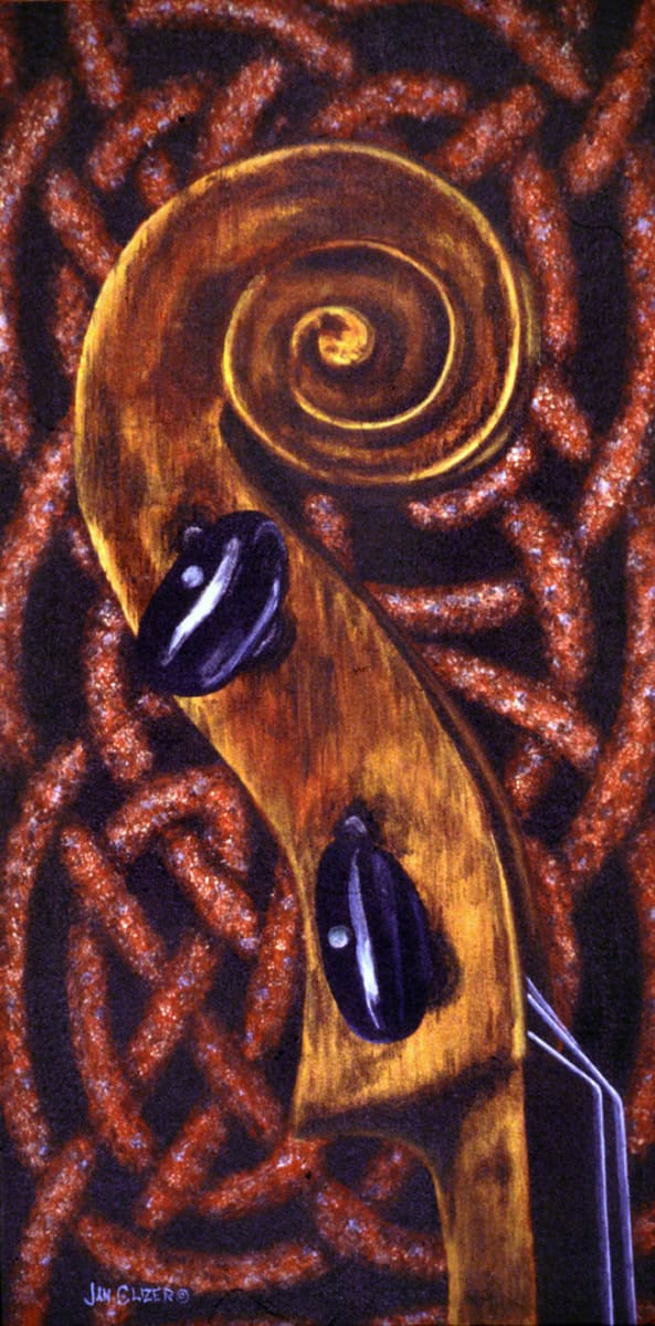 Celtic Fiddle Study No. 4 by Jan Clizer, Image 2.