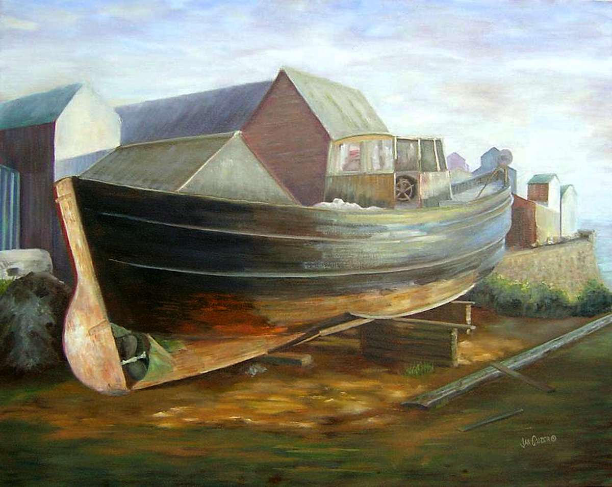 Drydock, Gourdon by Jan Clizer, Image 1.